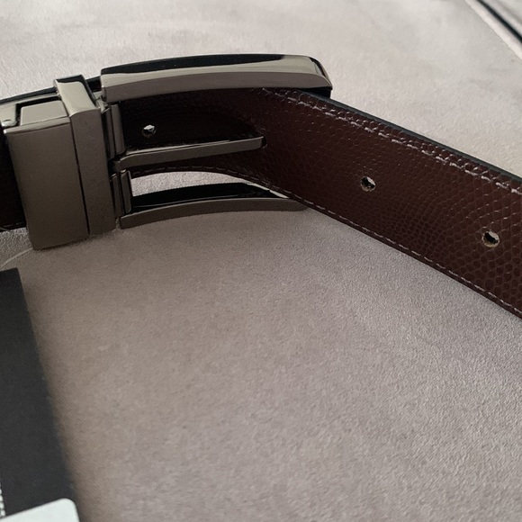 Yeti NWB Reversible Lizard/Snakeskin Leather Belt - Picture 8 of 13